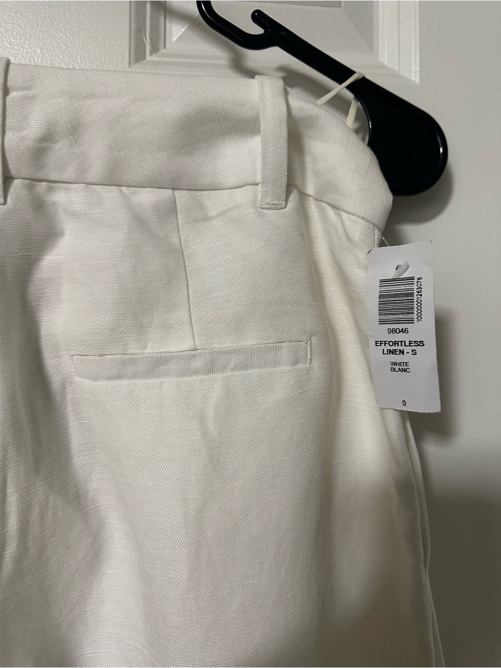 Aritzia Wide-Leg Linen-Blend Pants in White - Picture 4 of 7